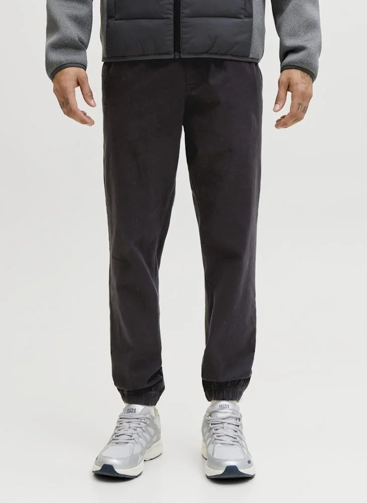 JACK & JONES Casual Drawstring Open Hem Sweatpants